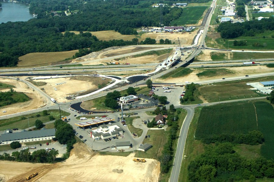 I90 & Highway 59 Interchange - Rock River Bridges - Newville, WI